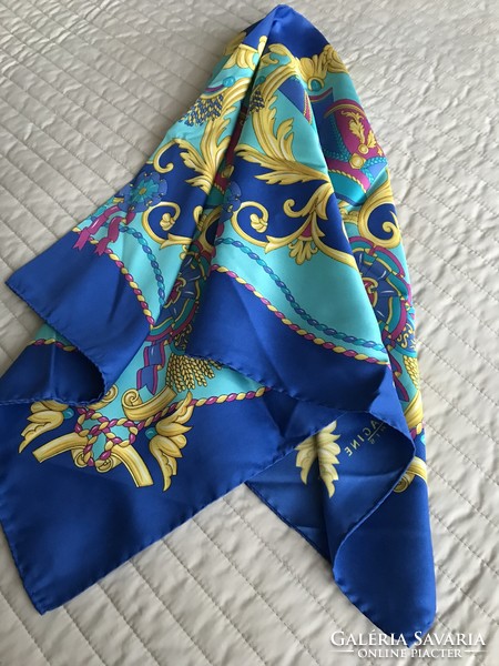 Lombagine Paris selyemkendő gyönyörű mintával, 86 x 86 cm