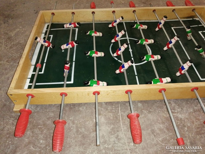 Retro 1970s table football soccer game 80 x 48 cm according to the pictures