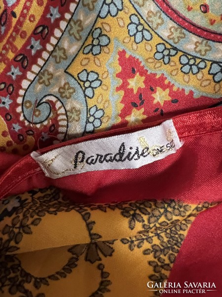 Paradise 100% silk shawl dress one size