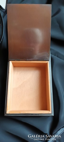Retro bronze box