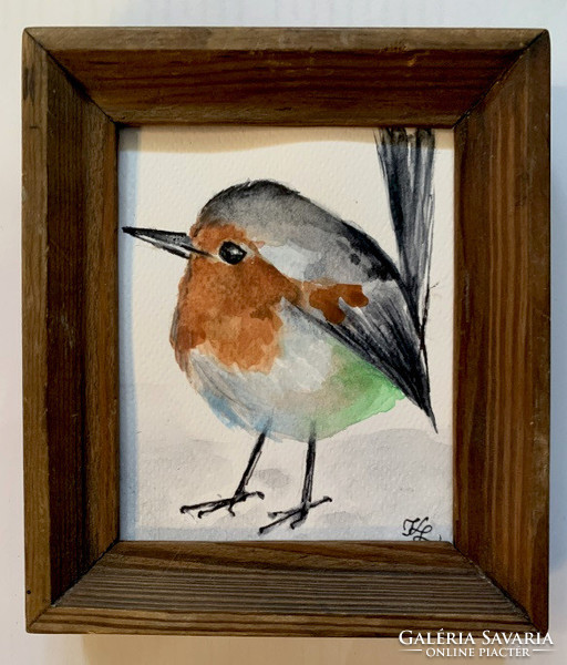 Little bird - watercolor