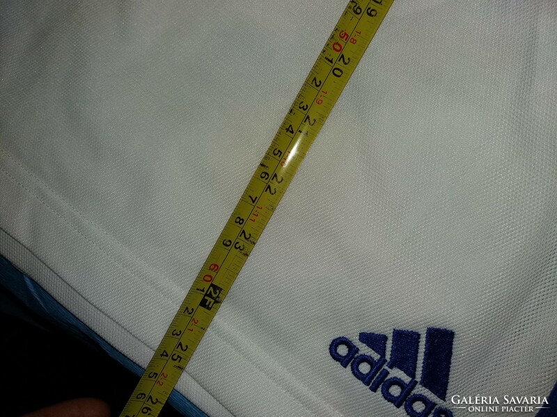 Sohasem használt fehér hosszúszárú kosárlabda ADIDAS tréning nadrág, short XXL méret a képek szerint