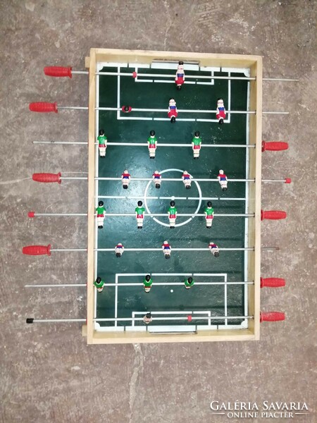 Retro 1970-s évek Asztali foci csocso játék 80 X 48 cm a képek szerint