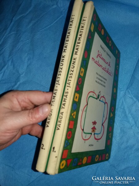 1974.Varga Tamás :Játszunk matematikát 1-2. hibátlan gyűjtői a képek szerint