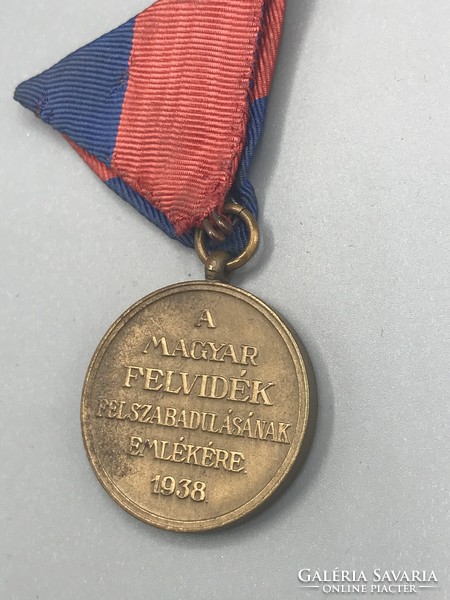 Felvidéki emlékérem  Rákóczi Ferenc  eredeti szalaggal 1938