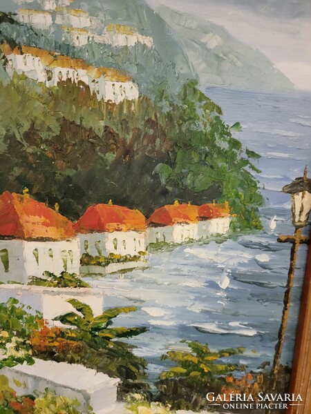 Mediterranean landscape oil painting