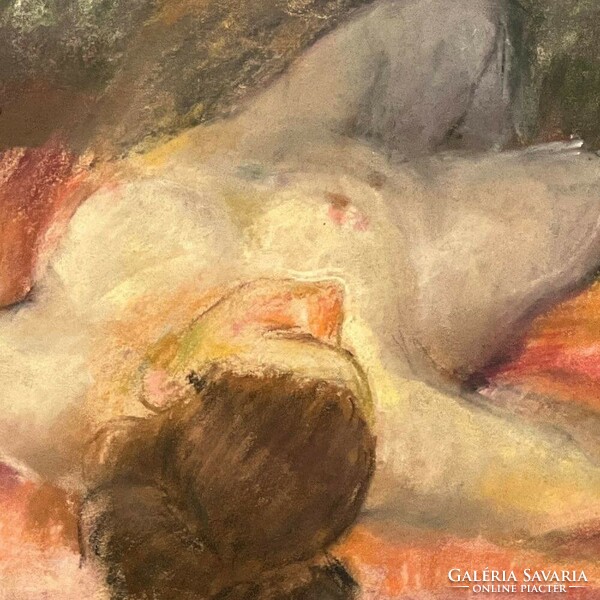 Dénes Diener (1889-1956): reclining female nude f00592