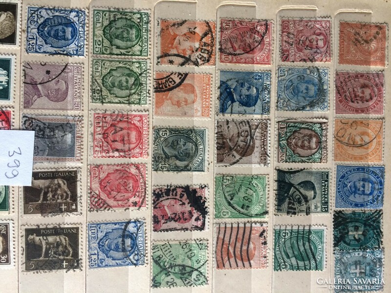 Olaszország, Portugália és gyarmatok 1863-1988 kb 400 db bélyeg bélyegalbumban