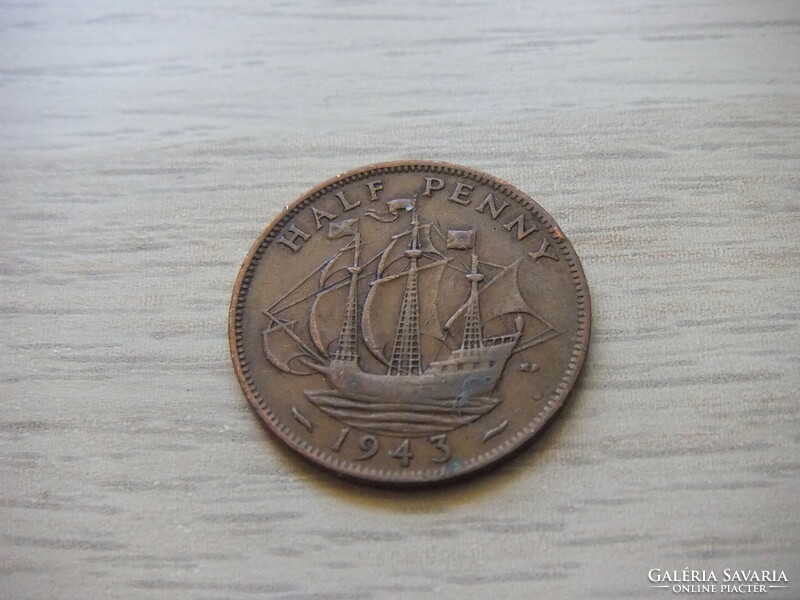 1/2 Penny 1943 England
