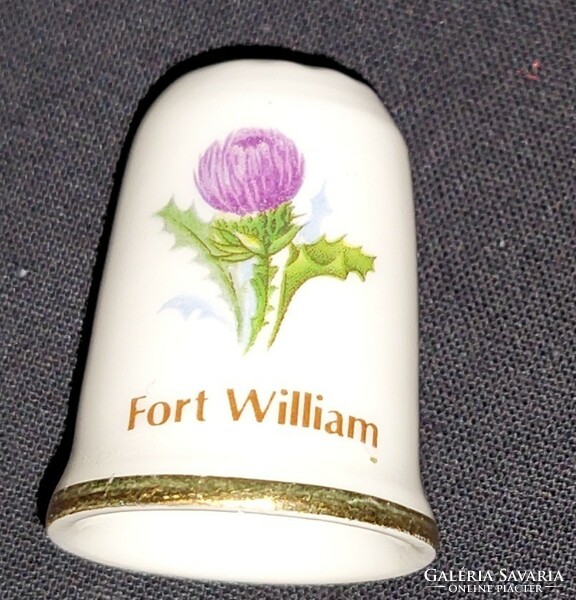 Scotland English porcelain thimble