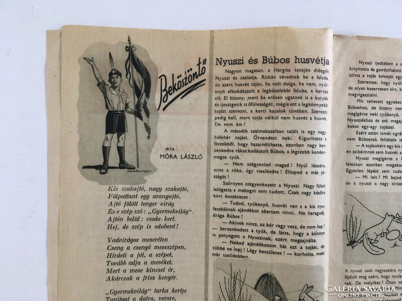 Gyermekvilág 1942. április 1., I.évfolyam 1.szám - régi képes gyermekújság első lapszáma!