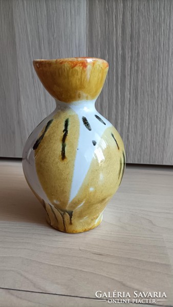 Kerámia váza madár forma Vígh Éva jelzéssel