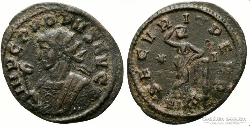 Probus 276-282 antoninian ticinum, securitas, secvrit perp, roman empire