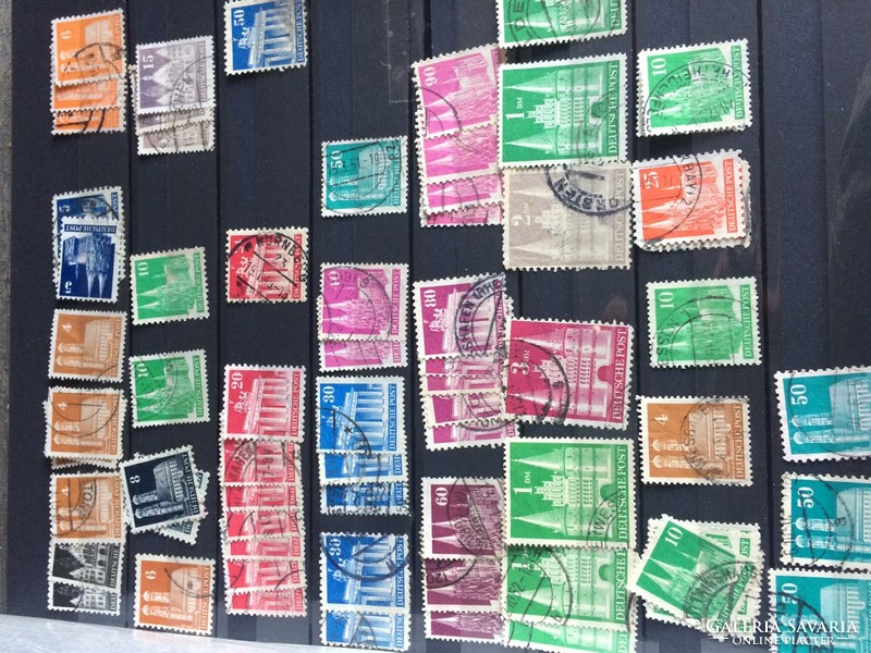 Deutsche reich iii empire deutsches reich occupation zones hundreds of stamps in 8 sheet album