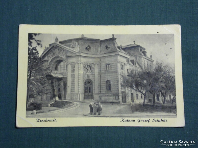 Postcard, Kecskemét, József Katona theater