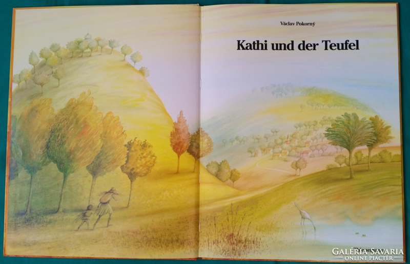 Václav Pokorný : Kathi und der Teufel német nyelvű mesekönyv 1988 -s kiadás