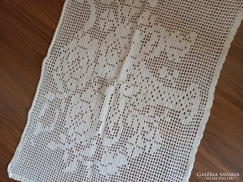 Crocheted curtain 42x65 cm