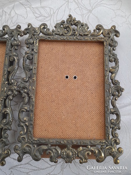 Italian bronze picture frame