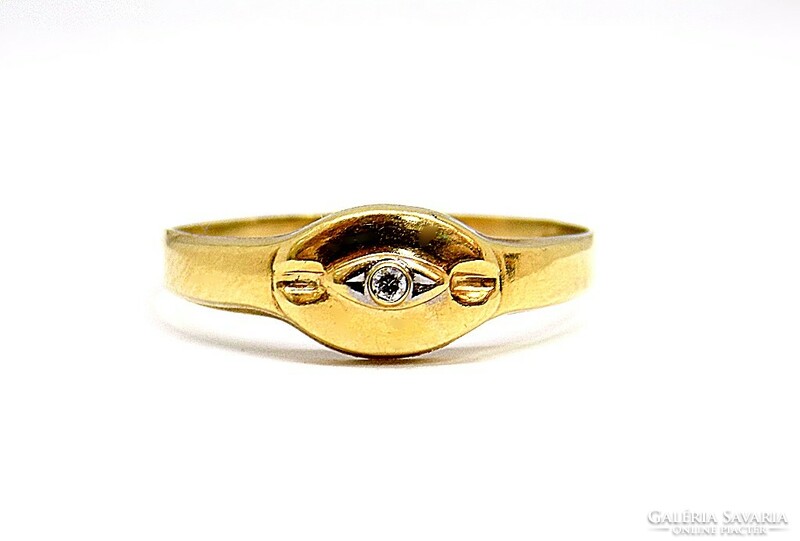 Stoned gold ring (zal-au119980)