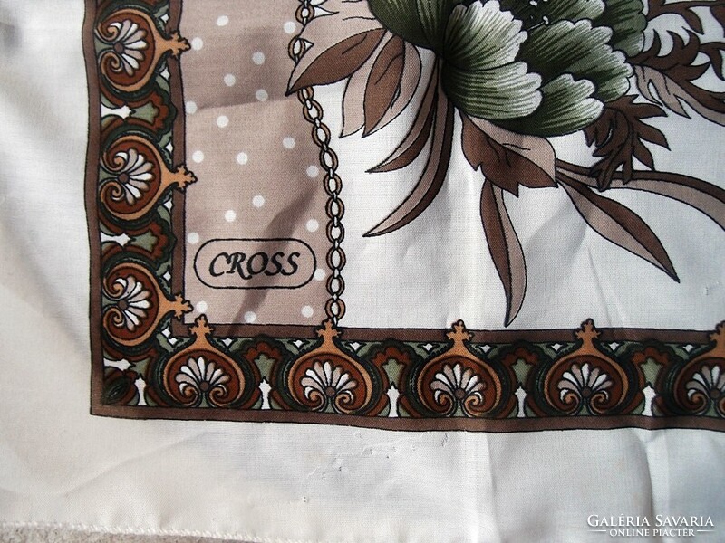 Vintage cross shawl