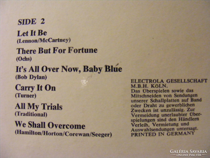 Joan Baez - Greatest Hits 1972