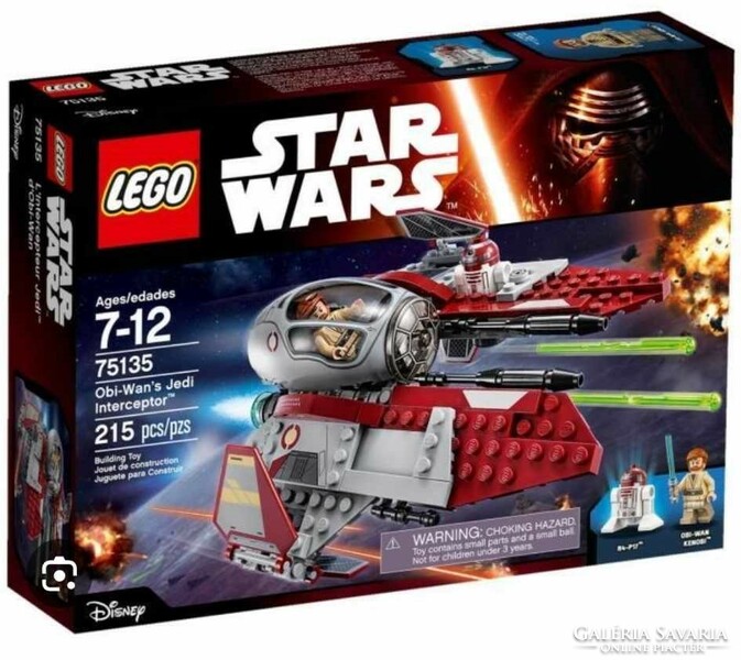 Új állapotú Lego Star Wars 75135 Obi-Wan's Jedi Interceptor / Obi-Wan Jedi elkapója