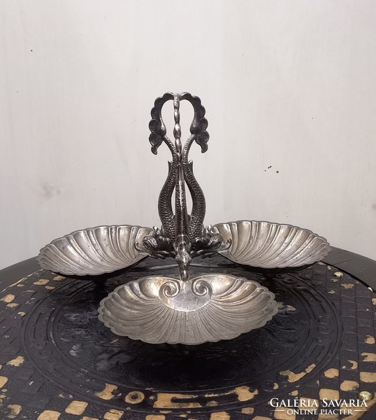 Antique empire style silver centerpiece set