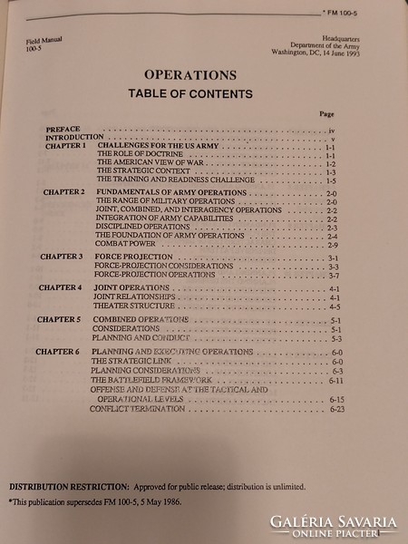 USA Amerikai Egyesült Államok Hadseregének könyve Hadi Katonai könyv