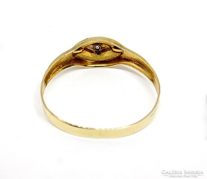 Stoned gold ring (zal-au119980)