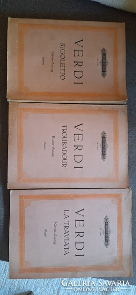 Old Verdi sheet music