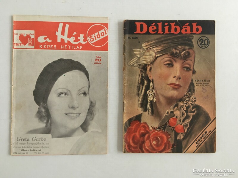 Délibáb, 1939. május 27., XIII. évfolyam 21.szám - Greta Garbo a címlapon