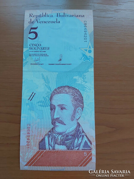 VENEZUELA 5 BOLIVARES 2018  201