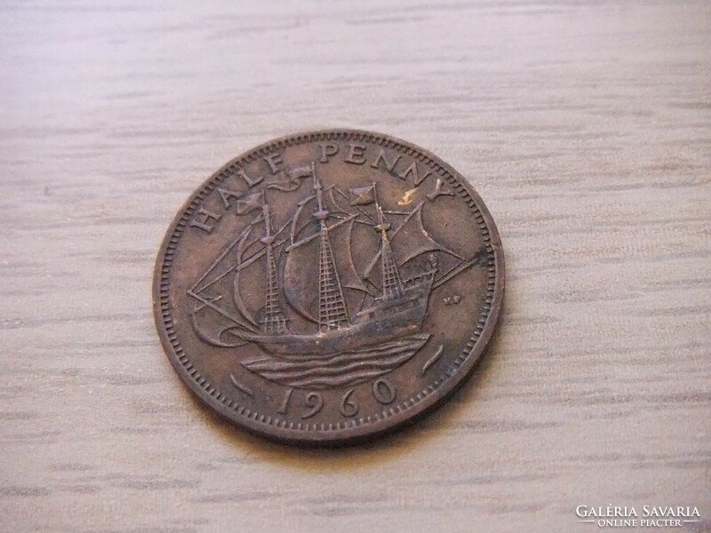 1/2 Penny 1960 England