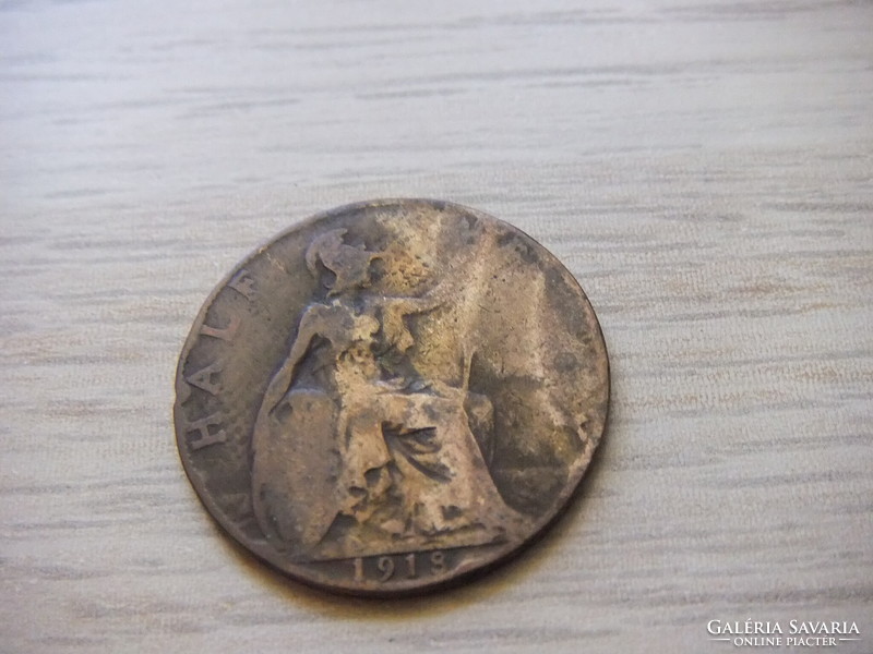 1/2  Penny   1918     Anglia