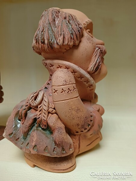 Grotesque Russian ceramic figurines
