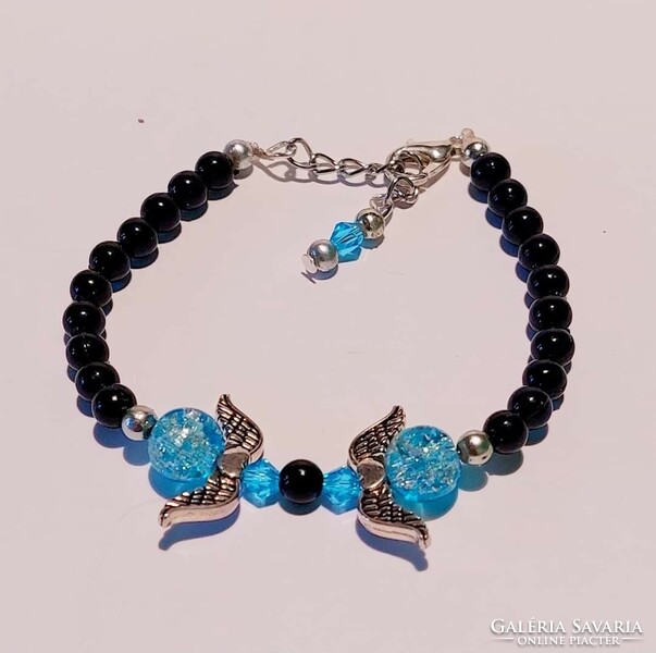 Women's blue angel bracelet