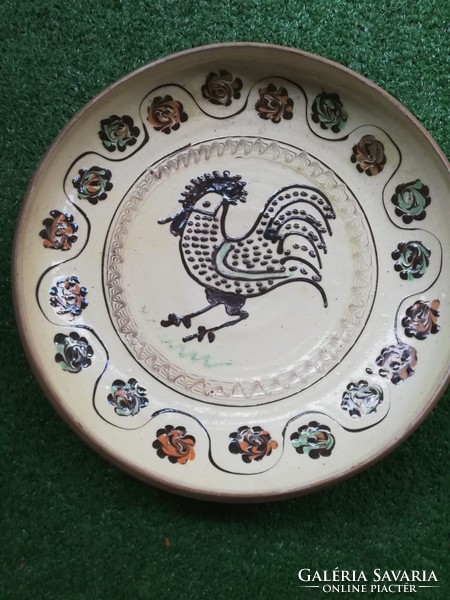 Old rooster wall plate