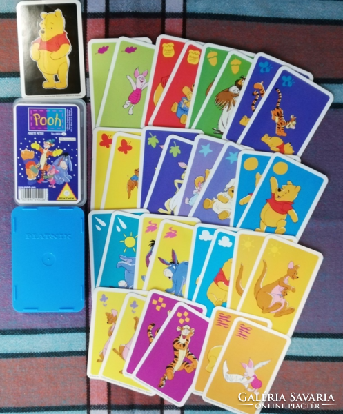 Retro Disney Fekete Péter kártyajáték - Micimackó -