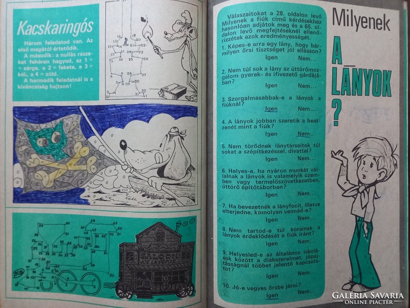 Mini pub magazine with 1978 comics