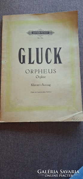 Old Gluck sheet music