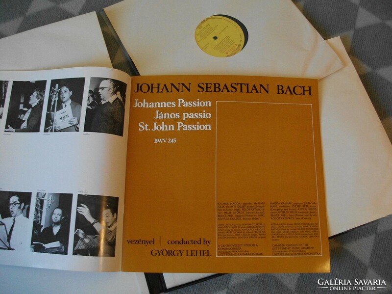 Bach j.S. János passion 3-piece audio disc boxed publication