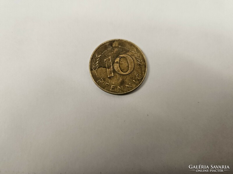 1989-es 10 Pfennig F