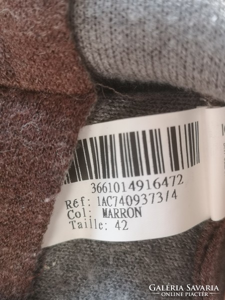 Marron 42-es pamut, gyapjú, silk, cashmere, viscose pulóver