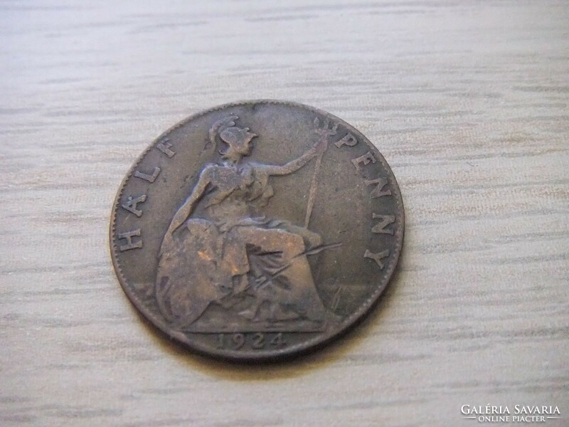 1/2  Penny   1924     Anglia