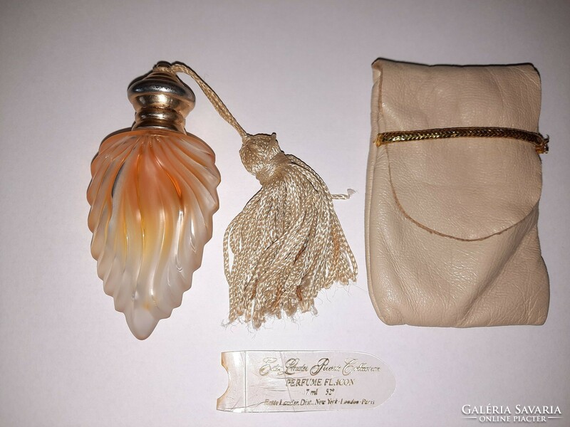 Estee lauder private collection vintage perfume 1973 - very rare in leather case