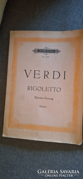 Old Verdi sheet music