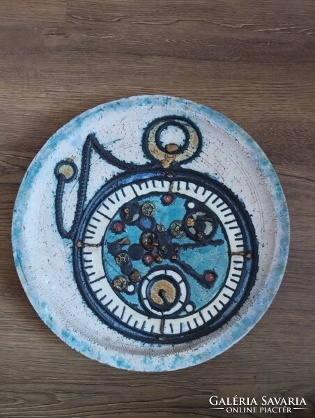 Katalin M.Kiss large ceramic wall plate