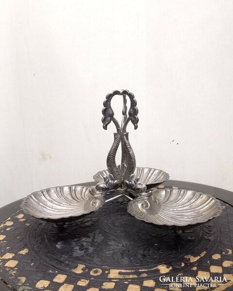 Antique empire style silver centerpiece set