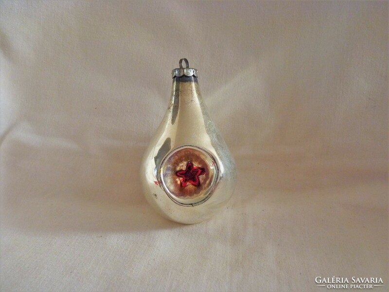 Old glass Christmas tree decoration - 