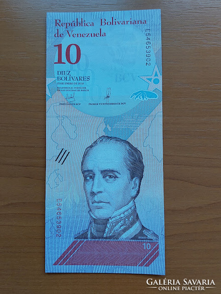 VENEZUELA 10 BOLIVARES 2018  902